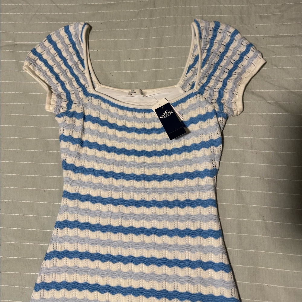Hollister Blue and White dress